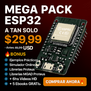 🔥MEGA PACK ESP32 C/FRAMEWORK ARDUINO🤯