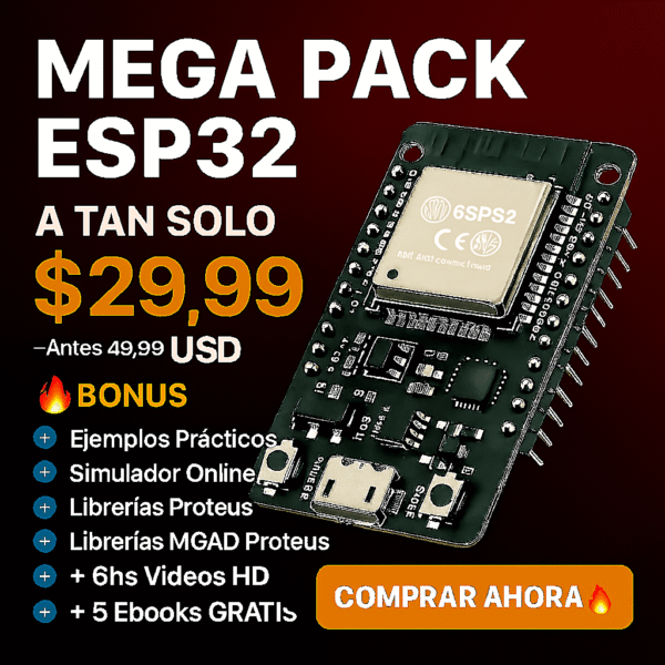 🔥MEGA PACK ESP32 C/FRAMEWORK ARDUINO🤯